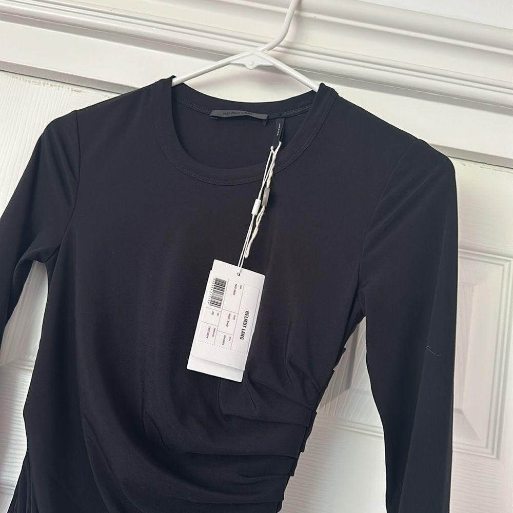 NWT Helmut Lang Ruched Maxi Dress - Picture 2 of 3